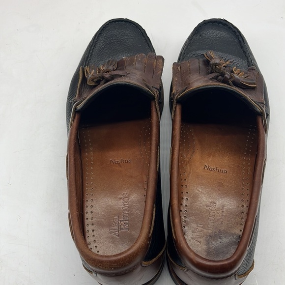 Allen Edmunds Nashua Black Brown tassel Leather loafers Sz 8.5. BLO2179B main image 7